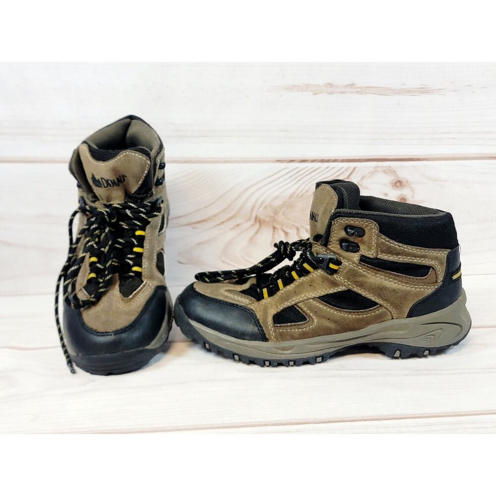 Denali Outback Mid Hiking Boots Women’s 7 Brown/Black Leather HM40298JS-1